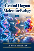 Central Dogma of Molecular Biology chapter cover by Dr Swati Bansal MD