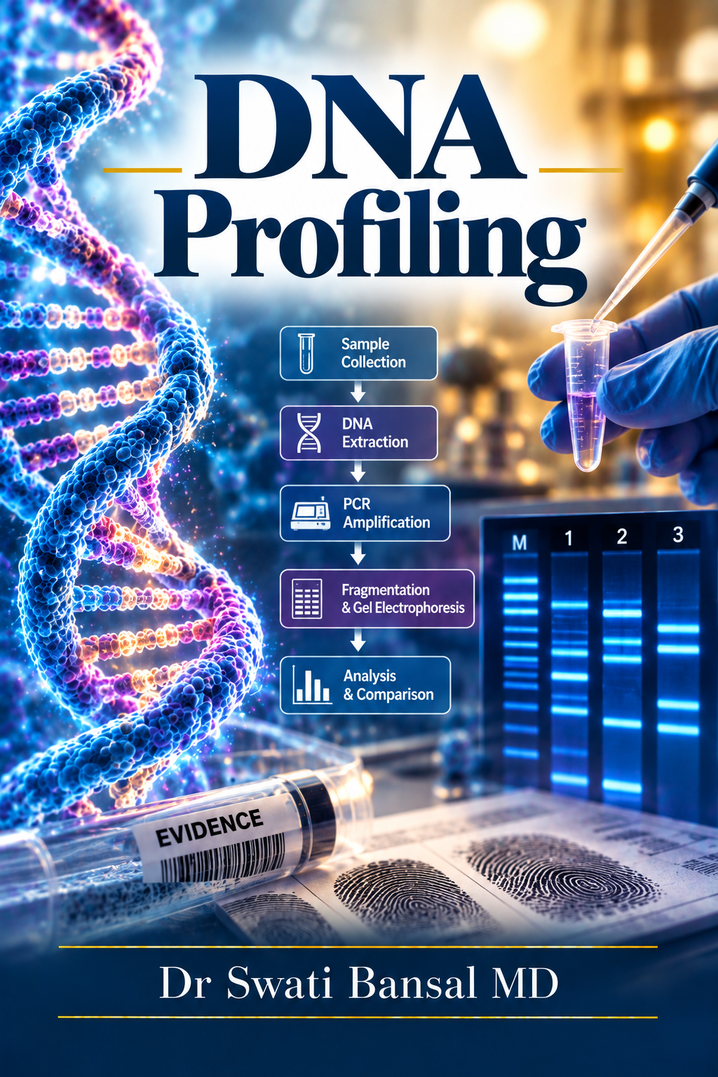 DNA Profiling chapter cover by Dr Swati Bansal MD