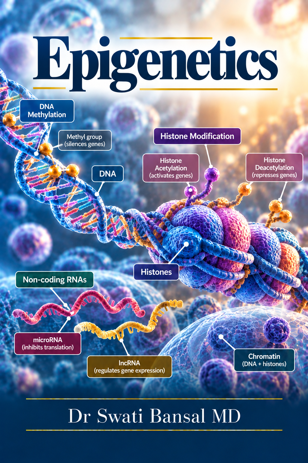 Epigenetics chapter cover by Dr Swati Bansal MD
