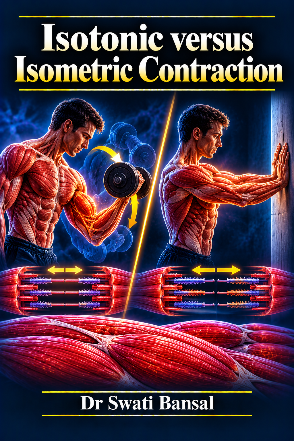 Isotonic versus Isometric Contraction | Nerve Muscle Physiology Dr Swati Bansal