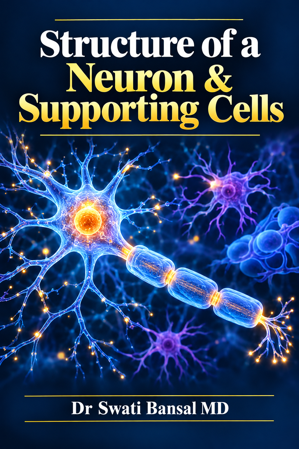 Structure of a Neuron & Supporting Cells | Nerve Muscle Physiology Dr Swati Bansal